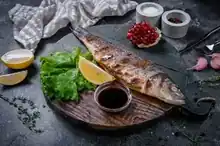 Сибас на углях