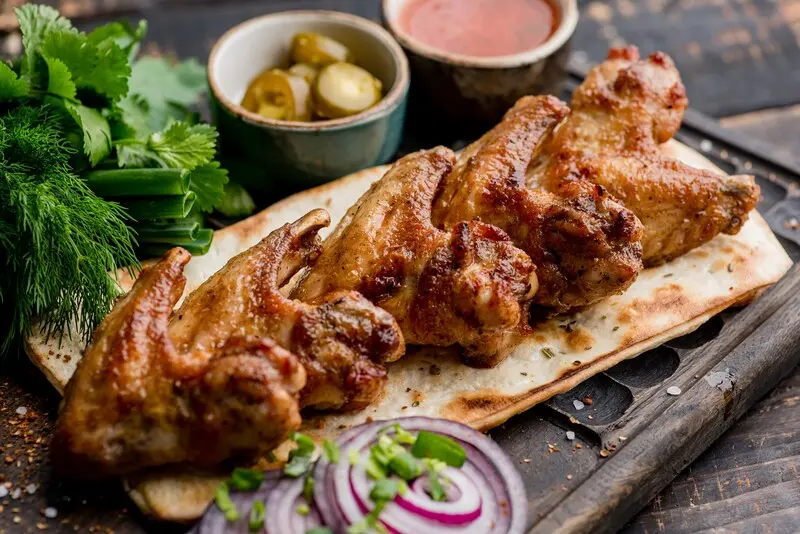 Шашлык из курицы (Крылышки)